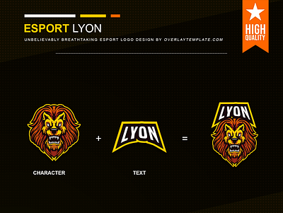 Logo Lyon branding crepy esport esportlogo fangs illustration lion logo mascot mascot logo social media