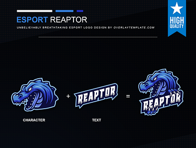 Logo Reaptor branding crepy cruel esport esportlogo illustration logo mascot mascot logo social media