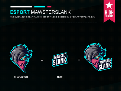 Logo SlankMawster branding esport esportlogo illustration logo mascot mascot logo mysterious social media