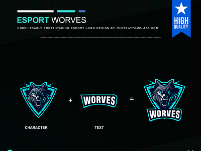 Logo Wolves branding esport esportlogo esports logo mascot mascot logo social media