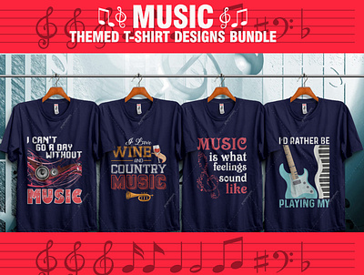 🤘MUSIC THEMED T-SHIRT DESIGNS BUNDLE 🤘 amplified band bandtees composer fashion music music app music art music player musician musiclover musictshirt rock rock and roll rockband