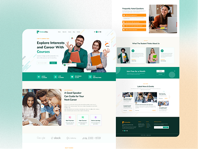 e-Learning Landing Page