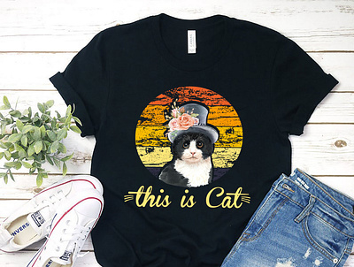 🐱This Is Cat🐱 amazing amazon cat lady cat logo cat lover cat t shirt etsy funny cat t shirt pets teeshirt typography