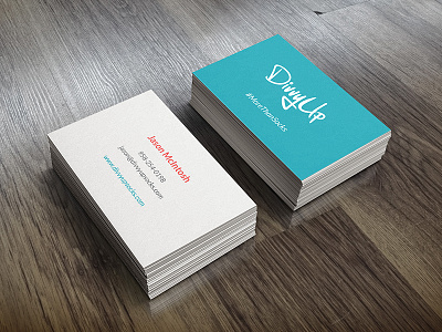 DivvyUp Business Cards business cards minimal mockup print printed matter