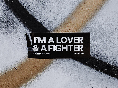 Be A Lover & A Fighter black fight gold love