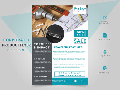 Corporate Flyer Design banner ad banner ads banner design branding corporate design corporate flyer creative design design flat flyer flyer design graphic design illustration logo design vector