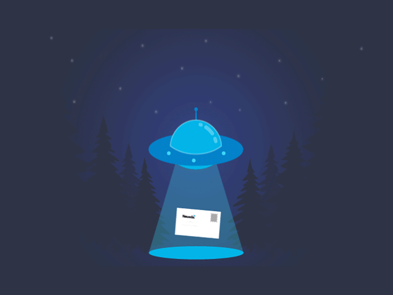 Successfully Submitted illustration landscape night stars submit submitted success successful ufo
