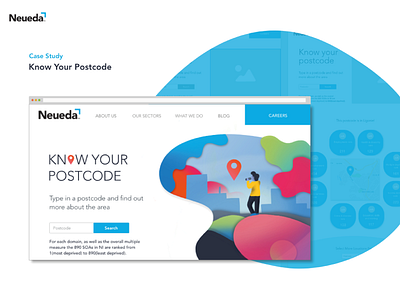 Postcode web design