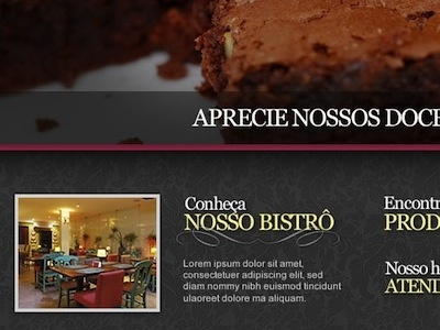 Bistrô design interface web website