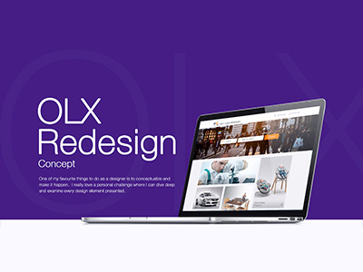OLX ecommerce redesign uiux web