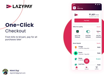 Lazpay - Redesign app redesign buy now pay later designchallenge lazypay mobile design mobile interface ui