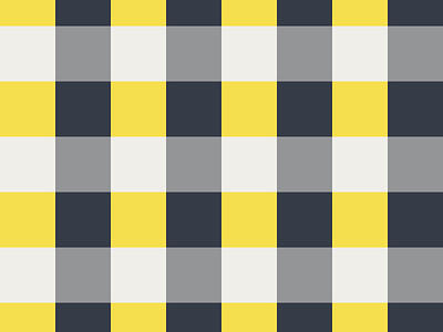 Checkered tiles in yellow and gray color palette ornament