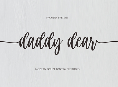 daddy dear branding design font icon illustration illustrator lettering logo minimal typography vector