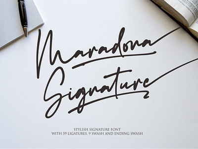 Maradona Signature
