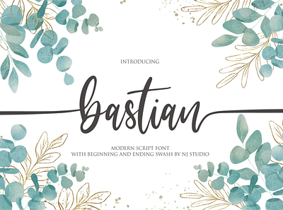 bastian branding design font icon illustration illustrator lettering logo typography vector