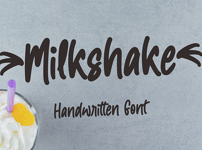 Milkshake 3d animation branding design font graphic design icon illustration lettering logo motion graphics typography ui vector