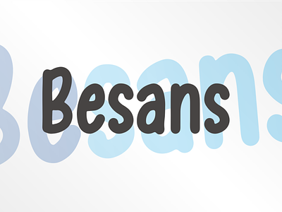 Besans 3d animation branding design font graphic design icon illustration lettering logo motion graphics typography ui vector