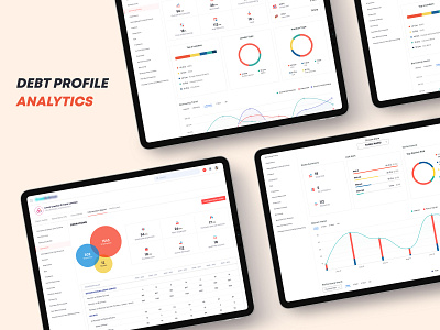 Client Performance Analytics analytics chart client dashboard data debt finance fintech graph loan profile snapshot statistics stats web application