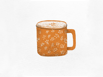 From the cup family - Drawing challange 2d 2dillustration alex.illus challange character cup illustration cupillustration cupoftea drawing flat illustrate illustration orange cup procreate vector
