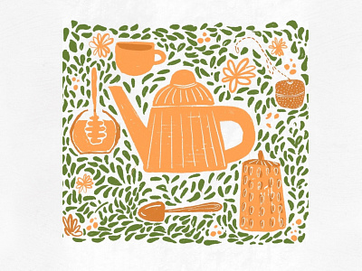 Tea essentials - Drawing challange
