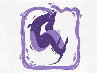 Happy Friday! 2d 2dart 2dillustration adobe art character dog characterdesign characterillustration dog dog fun dog illustration doglover illustration licking procreate purple tongue