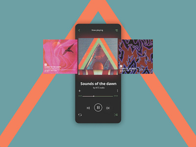 DAILY UI 009 : Music player 009 dailyui dawn music of player sounds the