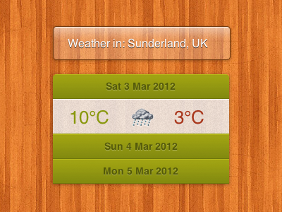 Weather Widget accordion feedback jquery ui weather widget wood