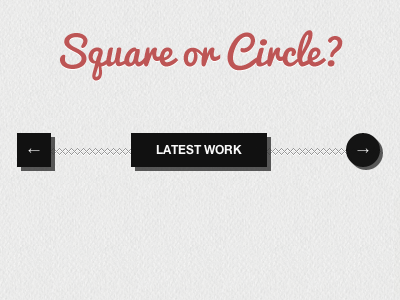 Square or Circle? buttons design feedback interface layout question theme ui web webdesign website wordpress