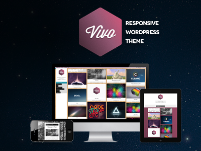 NEW: Vivo WordPress Theme design feedback portfolio responsive theme themeforest wordpress