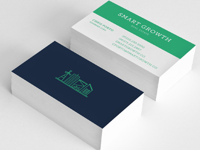 SGRE Business Card buildings business card color green icon illustration museo slab real estate sustainable