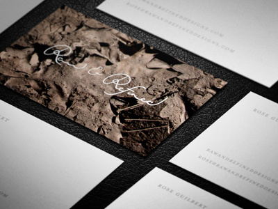 Raw & Refined Business Card Comp