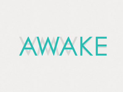 Awake awake flyer meditation transparent type