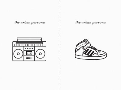 NPM: Icons 02 80s adidas boom box high tops hip hop icons line art retro sneakers urban