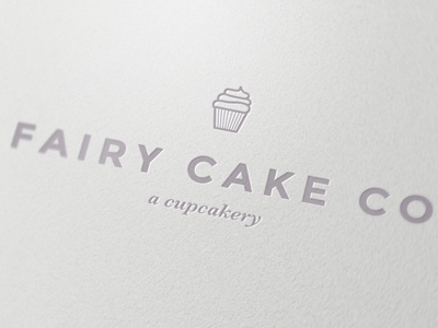 Fairy Cake Co Logo cupcake fairy logo