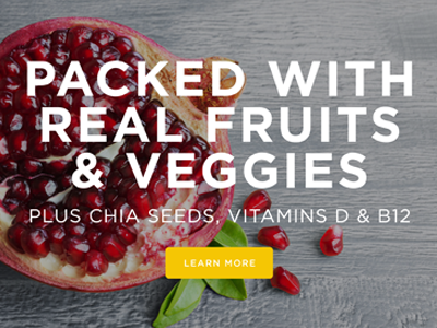 NutrientRich Banner Design banner button fruit gotham product typography web