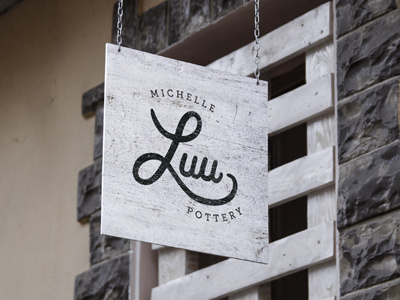 Michelle Luu Pottery Signage