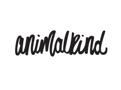 Hand Lettered Logo animal black lettering logo playful