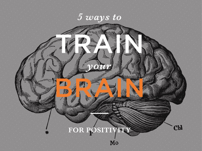 Train Brain Your Brain baskerville bold brain dots drawing gotham orange positivity serif sketch