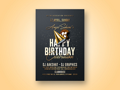 Birthday Flyer birthday birthday bash birthday cake birthday card birthday celebration birthday flyer birthday invitation birthday party celebration club club flyer flyer flyer design flyer template kids kids birthday