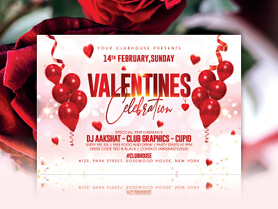 Valentine Day Flyer 14february club flyer fly flyer flyer design flyer template happy valentine day happy valentines day iloveyou love rose valentine valentine day valentine day party valentines valentines day valentinesday