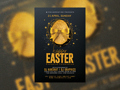 Easter Flyer bunny club flyer easter easter bunny easter day easter egg easter eggs easter flyer easter holiday easter party egg egg hunt flyer flyer design happy easter happy holiday holiday spring spring break summer