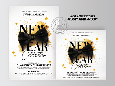 New Year Flyer christmas club flyer event facebook post flyer flyer design happy new year holiday instagram logo merry christmas merry xmas new year new year 2022 new year eve new year party new years eve party xmas xmas tree
