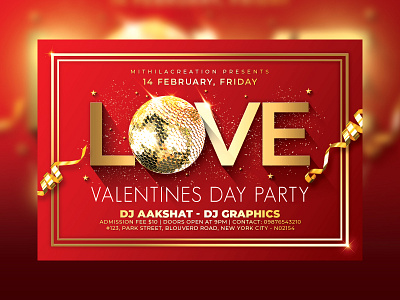 Valentine's Day Flyer club club house clubhouse flyer flyer design holiday instagram love love night party st valentine st valentine day st valentines valentine valentine day valentine party valentines valentines day vday