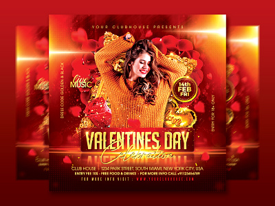 Valentines Day Flyer club club party clubhouse cupid event flyer flyer design holiday instagram love love night st valentine valentine valentine day valentine day party valentine night valentines valentines day valentines day flyer valentines day party