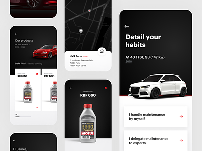Automotive Mobile App Design