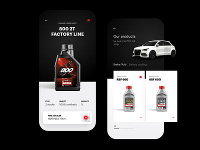 Automotive Mobile App Design