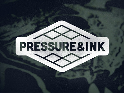 Pressure & Ink Logo branding cologne corporate identity logo pressure ink screenprint wip