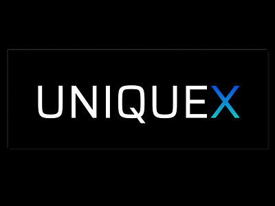 UNIQUEX logo branding designboat font logo logo