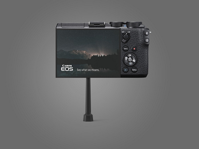 Canon EOS ad (2/2) advertisement graphic design