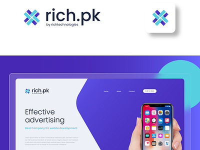 rich.pk Logo Concept